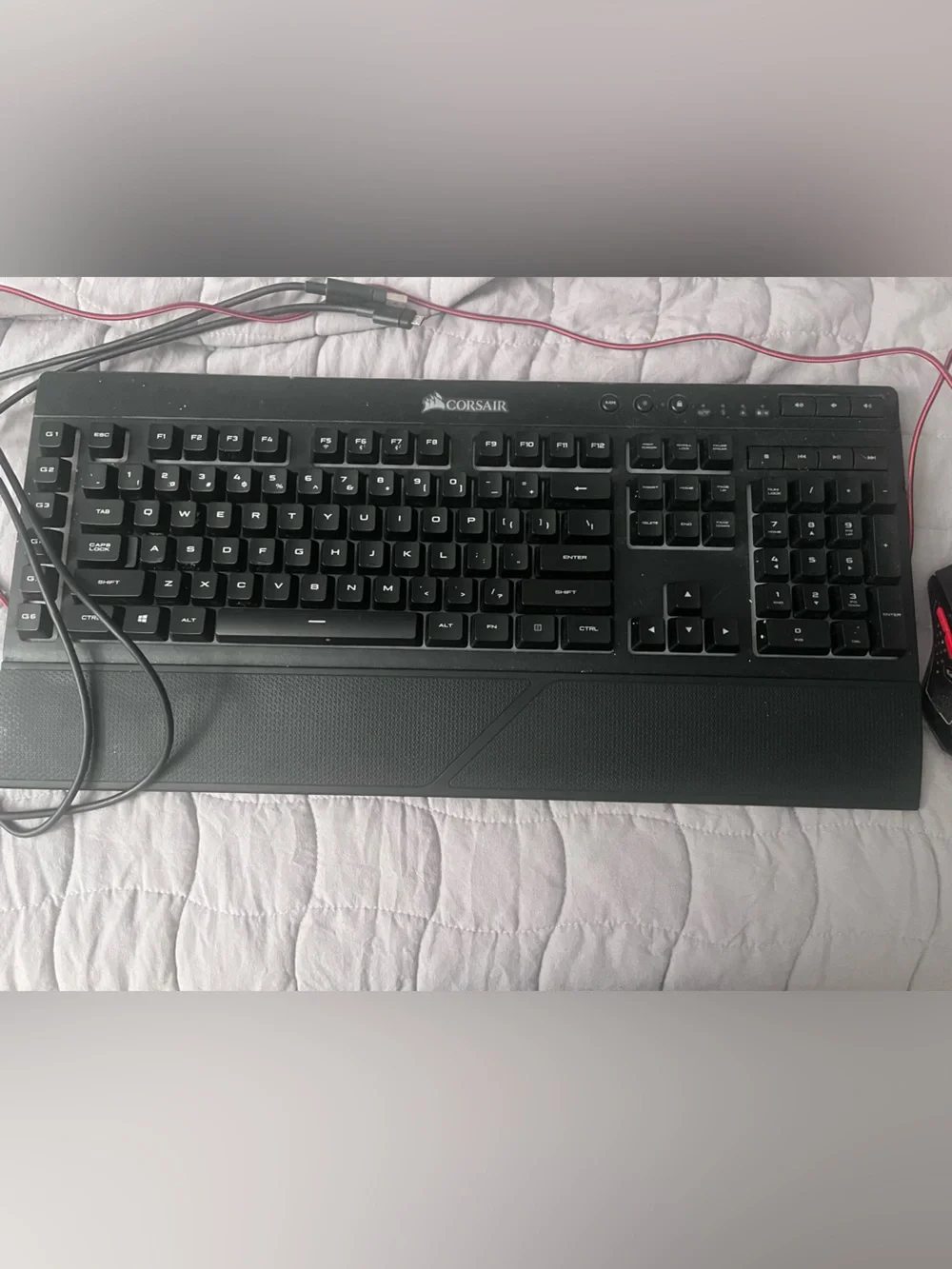 Corsair Gaming Keyboard and RedDragon Gaming mouse